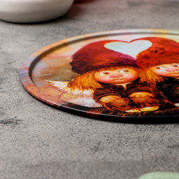 Поднос Ещё раз про любовь, 20 х 0,4 х 0,32 см, металл - Simaland фото 3