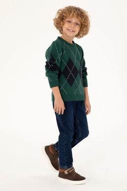 Темно-зеленый свитер для мальчика Неожиданная скидка в корзине - U.s. polo assn фото 2
