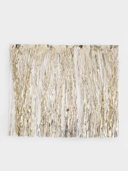 Дождик декоративный, 60 см, мишура, золотистый, New year