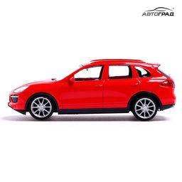 Машина металлическая PORSCHE CAYENNE TURBO, 1:43, цвет красный - Автоград фото 5