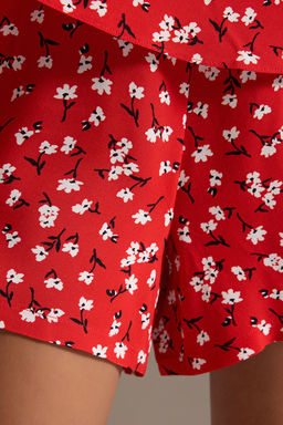 TRENDYOLMILLA K?rm?z? Cicekli Dokuma Tulum TWOSS25TU00061  фото 3