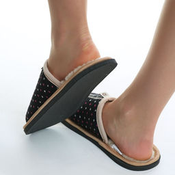 Тапочки-шлепанцы арт.4010-04 МАКО черная мушка - Altro фото 3