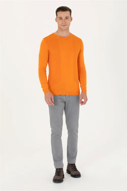 U. S. Polo Assn Мужской оранжевый свитер - U.s. polo assn фото 10