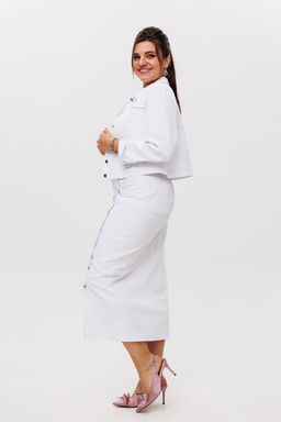 Жакет ANELLI 717 чистый белый  фото 2