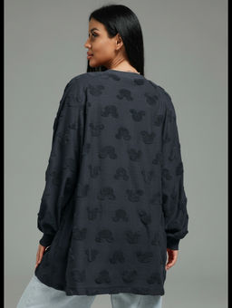 Ребека свитшот женский (махра Микки серый)