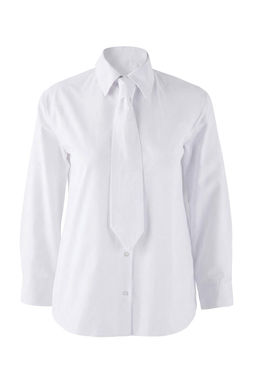 Beyaz Kravatl? Genis Kesim Gomlek TWOAW26GO00142