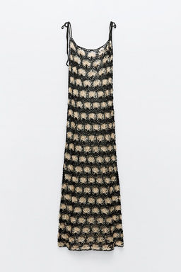 LONG CROCHET DRESS - Zara фото 4