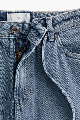 Vaquero amplio con cinturon de anudar - H&m фото 6