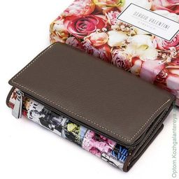 Маленький женский кожаный кошелек Sergio Valentini СВ 8150-004/2  фото 4
