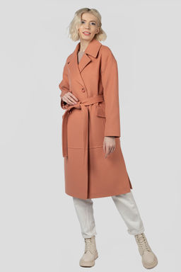 Пальто женское демисезонное (пояс) - El podio фото 3