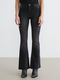 Flare Kad?n Jean Pantolon