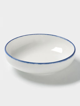 Глубокая тарелка Magistro Blue Lagoon, 1.55 л, d=22.5 см, фарфор, белая фото 2