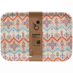 Поднос бамбуковый "Eco Life" 29*20см, орнамент