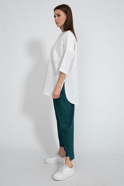 Льняная рубашка 4081 - Kivviwear фото 4