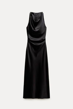 SATIN MIDI DRESS - Zara фото 3