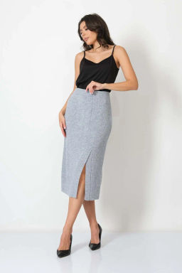 ЗЛАТА Юбка И 002/серый