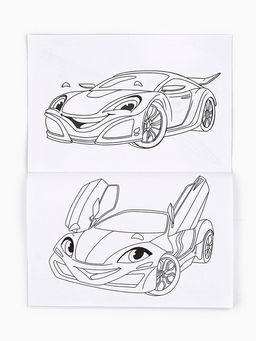 Подарочный набор блокнот-раскраска, трафарет, наклейки и восковые мелки 23 февраля - Artfox фото 6