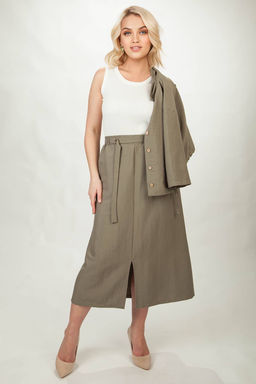 Юбка женская 179/01/Хаки - Rise фото 6