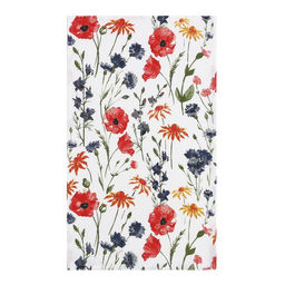 Набор полотенец Доляна Луговые цветы 28х46 см - 4 шт, 100% хлопок, вафля 160 г/м2  фото 5