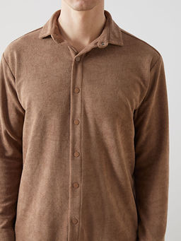 Regular Fit Uzun Kollu Gabardin Erkek G?mlek