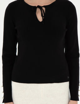 Siyah Slim Fit Kazak - Pierre cardin фото 6