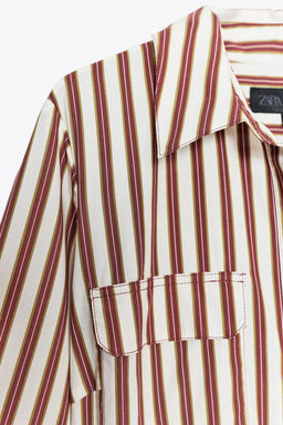 STRIPED SHIRT DRESS ZW COLLECTION - Zara фото 8