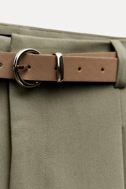 DARTED TROUSERS WITH BELT - Zara фото 2