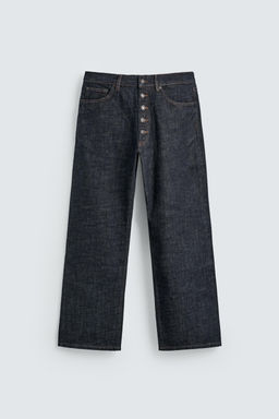 JEANS LOOSE FIT BOTONADURA / ?ndigo - Zara фото 7
