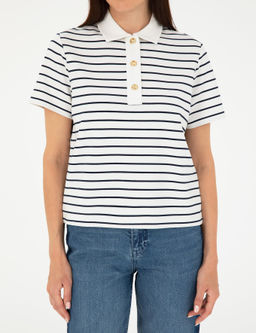 Ekru Regular Fit Polo Yaka Ti__rt - Pierre cardin фото 6
