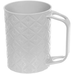 Цена за 3 шт. Кружка пластиковая 500мл "Узор", микс цветов