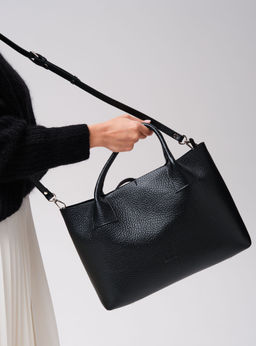 Кожаная сумка Iris DBR 31372 черный соло фото 4