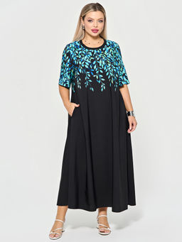 Платье 0393-1с_У черный