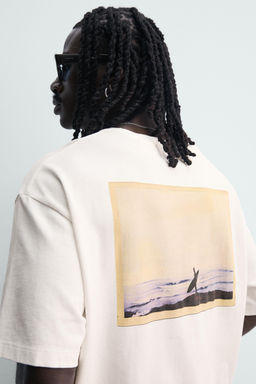 CAMISETA ESTAMPADO FOTOGR?FICO PUKAS SURF X ZARA / Blanco roto  фото 7