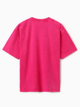Футболка женская из вареного хлопка MIST Streetwear, розовая, размер 44 (M)