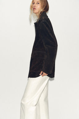100% SUEDE LEATHER JACKET