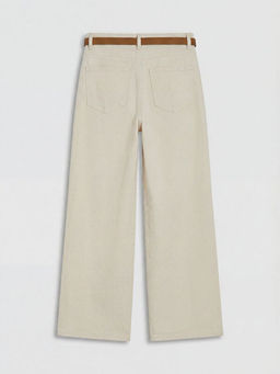 Y?ksek Bel Wideleg Kad?n Jean Pantolon