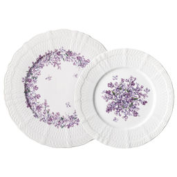 НАБОР ПОСУДЫ ОБЕДЕННЫЙ LEFARD LILAC НА 4 ПЕР. 8 ПР.