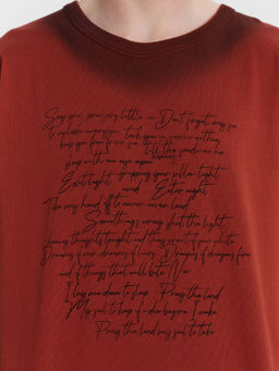 Футболка мужская бордовая с принтом - Mark formelle фото 5