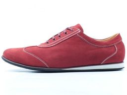 03-F031-67-3 RED Полуботинки спортивные мужские (натуральная замша) - No name фото 9