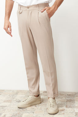 TRENDYOL MAN Siyah Italyan Kesim Pileli Klasik Duble Paca Kumas Pantolon TMNSS24PL00022 - Trendyolmilla фото 12