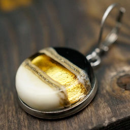 Серьги из муранского стекла MORNING COFFEE LS2767