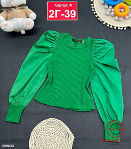 кофта для девочка с объемными рукавами - Bruno фото 4