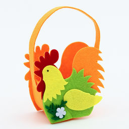 Пасхальный декор корзинка Петушок 6 ? 13 ? 20 см