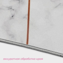 Коврики для ванной и туалета Доляна Мрамор, 2 шт., 5080 см, 4050 см  фото 3