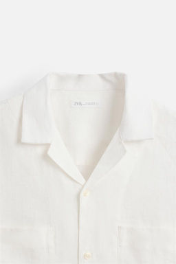 100% LINEN SHIRT - Zara фото 9