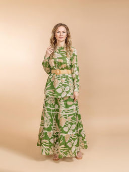 Костюм юбка и блузка (хлопок) №25-246-3