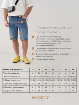 Шорты мужские синие