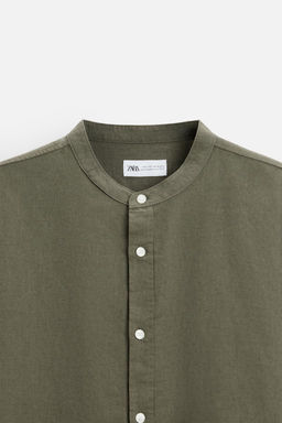 COTTON - LINEN SHIRT - Zara фото 39