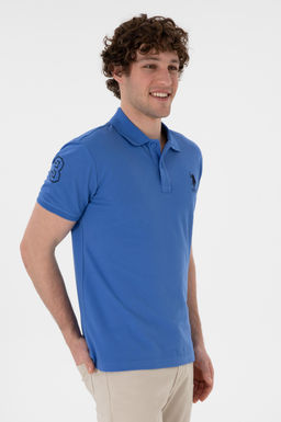 Erkek Slim Fit Polo Yaka _ndigo Basic Ti__rt Sepette S_rpriz _ndirim - U.s. polo assn фото 2