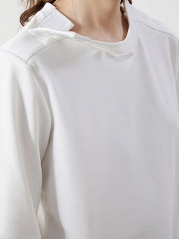 Bisiklet Yaka Kad?n Sweatshirt